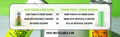 Fresh Lime Soda | Pack of 6