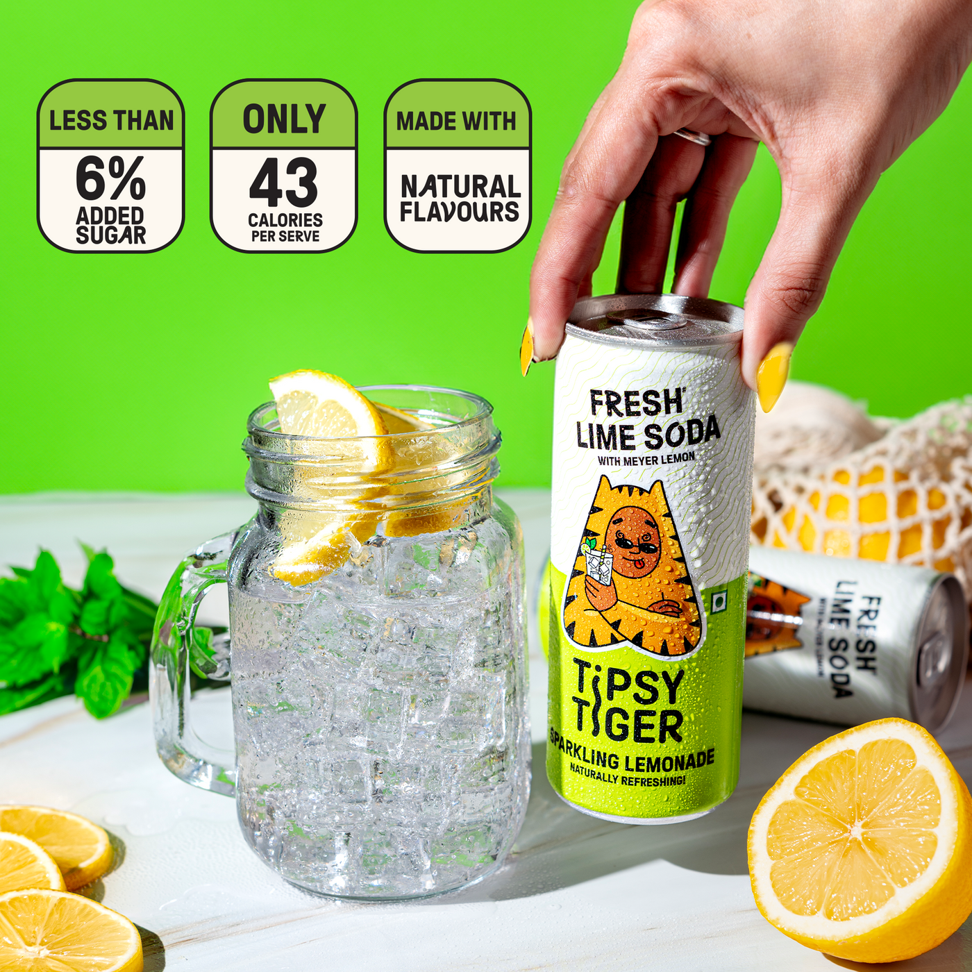 Fresh Lime Soda | Pack of 6