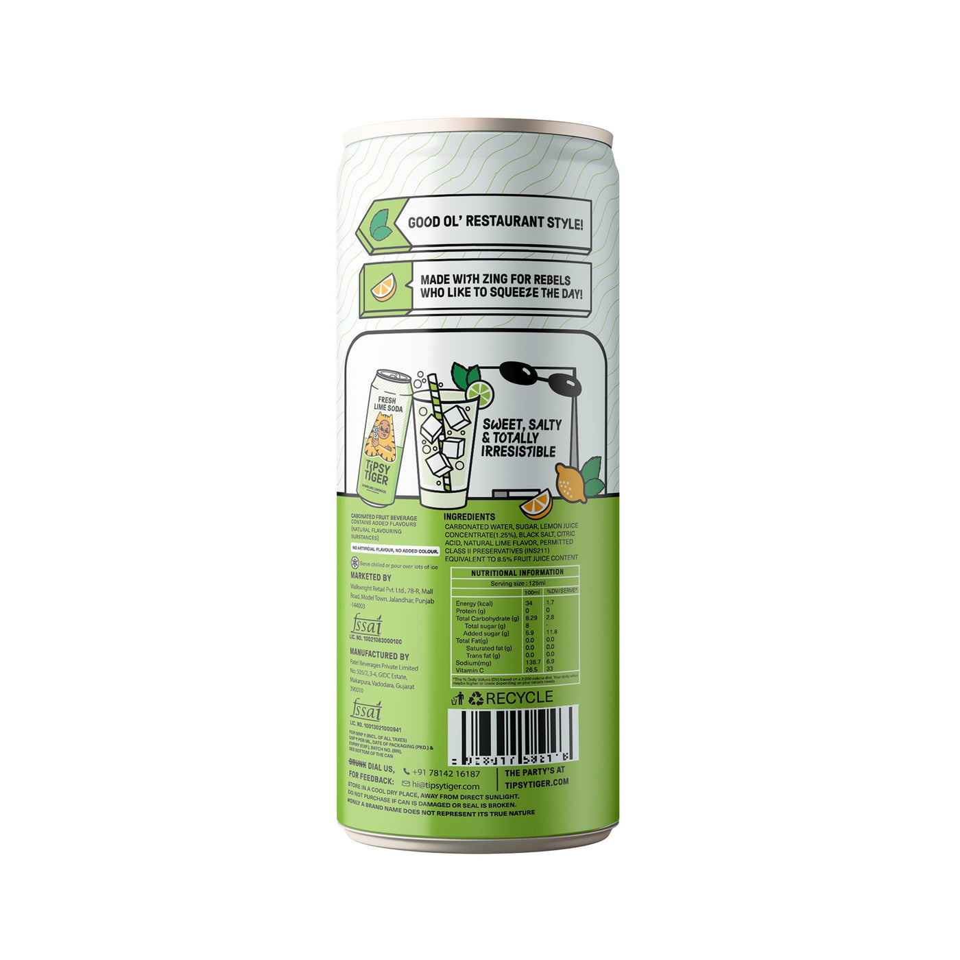 Fresh Lime Soda | Pack of 6