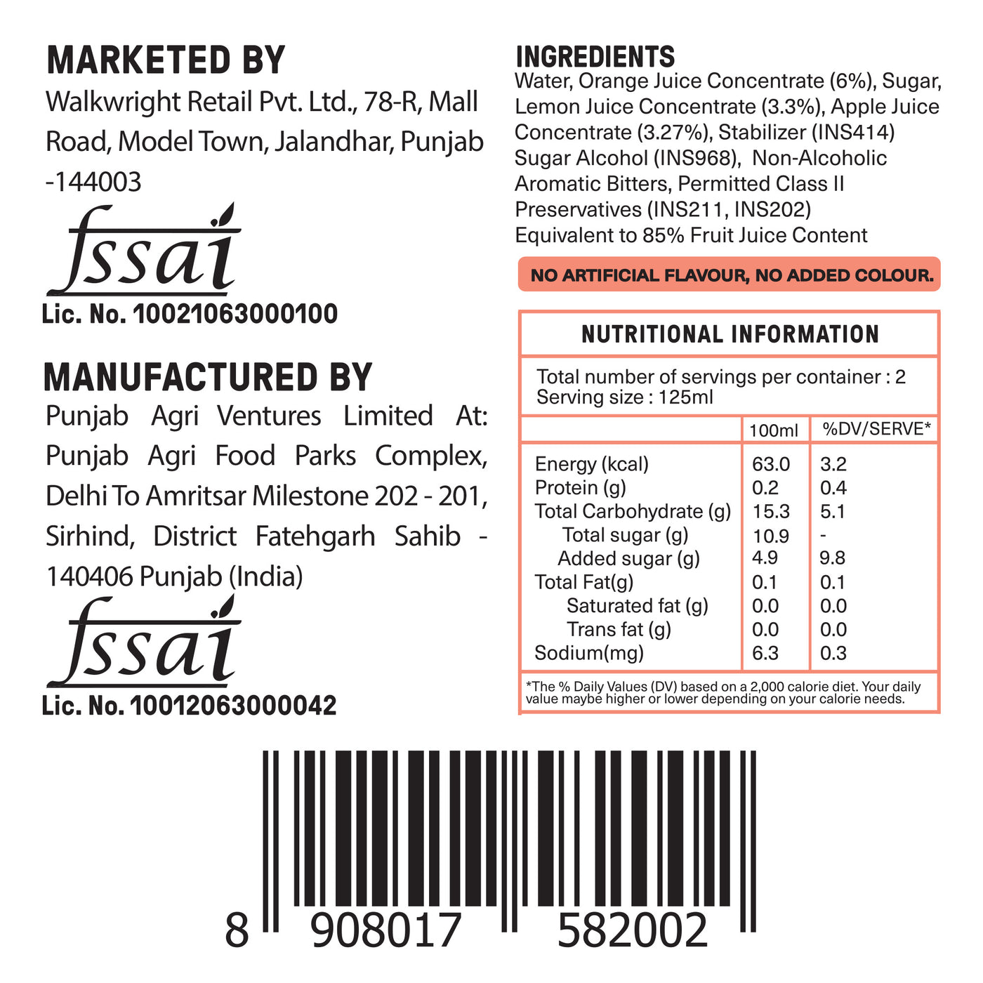 Whiskey Sour Cocktail Mix