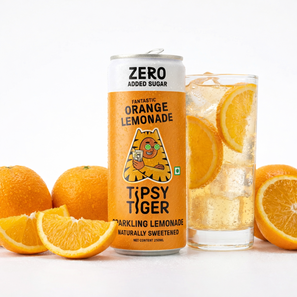 Buy Tipsy Tiger Zero Added Sugar Orange Lemonade | Naturally