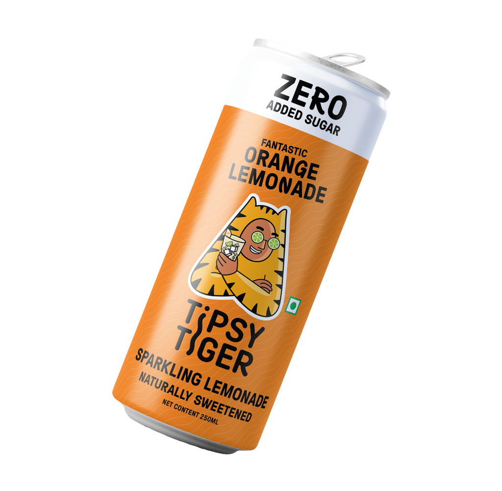Buy Tipsy Tiger Zero Added Sugar Orange Lemonade | Naturally