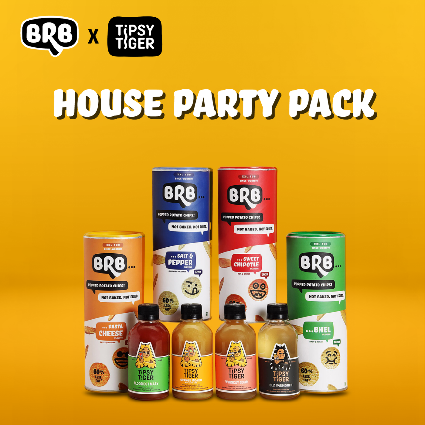 Party Pack - BRB Chips X Tipsy Tiger
